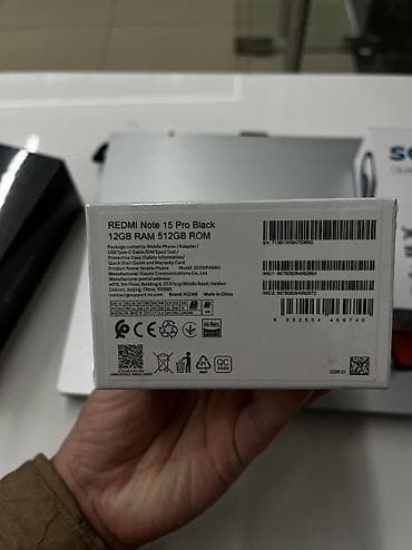Redmi, Redmi Note 15 Pro, Новый, 512 ГБ, цвет - Черный, 2 SIM