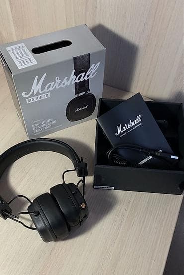 Накладные, Marshall, Новый, Беспроводные (Bluetooth), Классические at lalafo.kg Накладные, Marshall, Новый, Беспроводные (Bluetooth), Классические