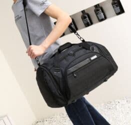 хозяйственная сумка на колесах: Сумка универсальная дорожная/спортивная - Цвет: черный - Формат — 1