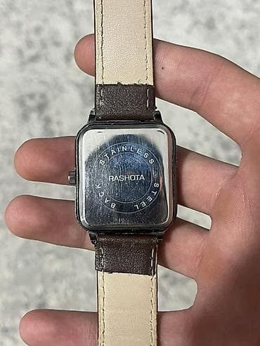 Кол сааттар: Кварцевые наручные часы RASHOTA. - Классический прямоугольный корпус — 1