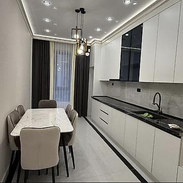 binar: 2 комнаты, 77 м², Асанбай мкр Элитка, 2 этаж, Евроремонт — 1