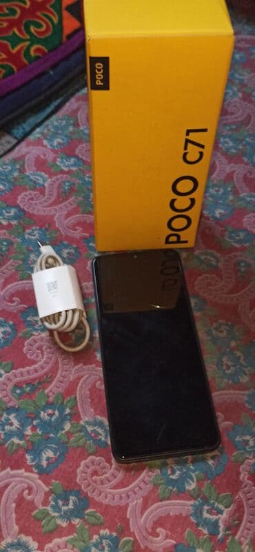 купить ноутбук в рассрочку бишкек: Poco C75, 128 ГБ, түсү - Кара, 2 SIM — 4