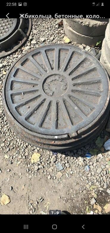 колцо бетон: Железобетонное (ЖБИ) кольцо для септика Размер: 110 x 90 x 8 см, Платная установка, В розницу — 6