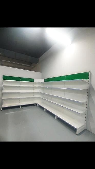 Торговое оборудование: Торговые стеллажи пристенные металлические - Конструкция: модульные — 1