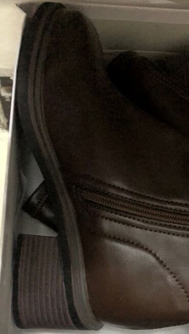 женские зимние сапоги из натуральной кожи и меха: Женские высокие сапоги,коричневые - Материал верха: гладкая кожа — 7