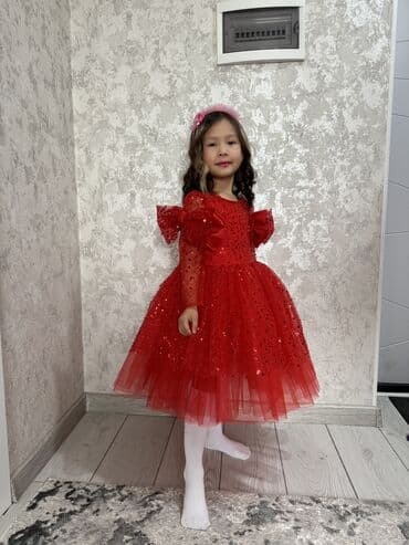 национальная платья для девочек: Детское платье, Новый — 1