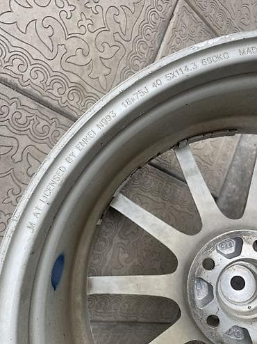 Диски: Литые Диски R 18 Enkei, Комплект, отверстий - 5, Б/у — 10