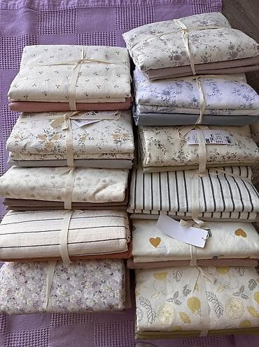 простыни оптом: ✨ Постельное бельё из стираного хлопка ✨ Подарите себе настоящий — 5