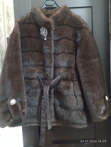 скупка бу вещи: Эко шуба 2 жолу кийилген размер туура келбеди кочество🔥почти жаңы — 2