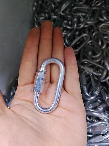 купить карабин: Стальные винтовые карабины (маильон/rapid link) - Тип: овальный — 1