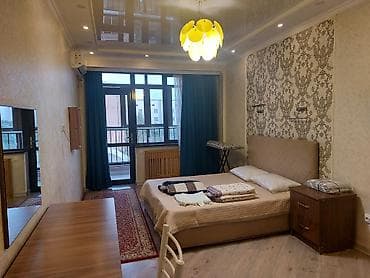 аренда кызыл кия: 1 комната, Бишкек Парк ТРЦ Собственник, Без животных, от 6 месяцев, С мебелью полностью — 2