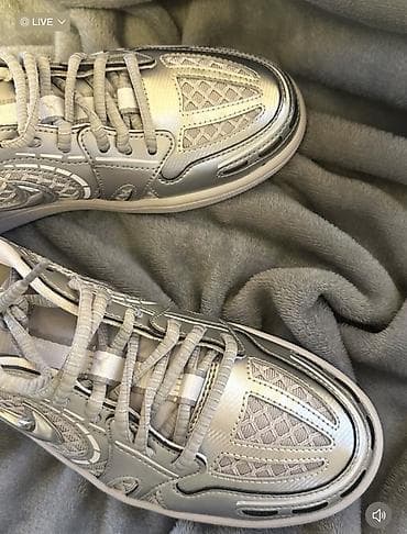 данки найк: Кроссовки, 38.5, Nike, Новый, цвет - Серебристый, Самовывоз — 2
