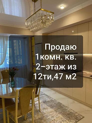 Недвижимость: 1 комната, 47 м², Элитка, 2 этаж, Евроремонт — 2