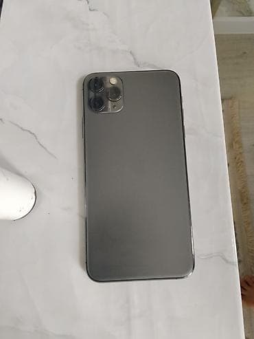 Мобильные телефоны и аксессуары: IPhone 11 Pro Max, Б/у, 64 ГБ, Серебристый, Зарядное устройство, Защитное стекло, Чехол, 78 % — 1