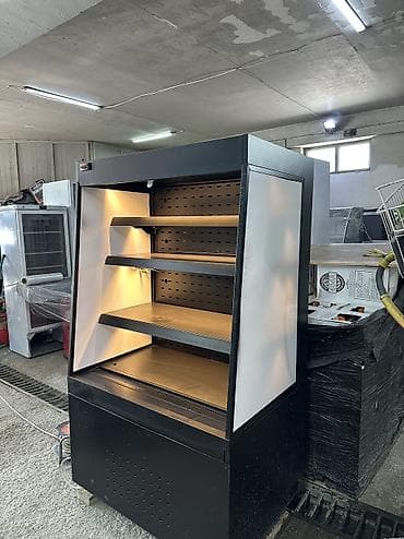 мерное ведро: Холодильник открытый 
Для выпечки и для продуктов 
Длина 1м
Высота 175 — 1