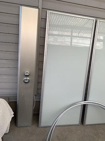 стекло для душевой кабины бу: Душевая кабина. Почти новая, установили в офисе, мало пользовались — 6