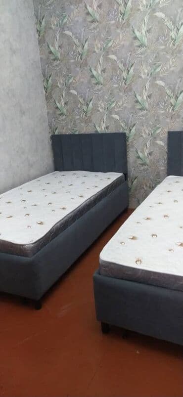 двухъярусные кровати для взрослых в бишкеке: Односпальная кровать, Новый, С матрасом, длина - 2 см — 16
