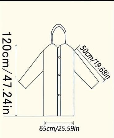 pull and beer: Дождевик-плащ с капюшоном, цвет Space Gray, размер EU: one-size. - — 5