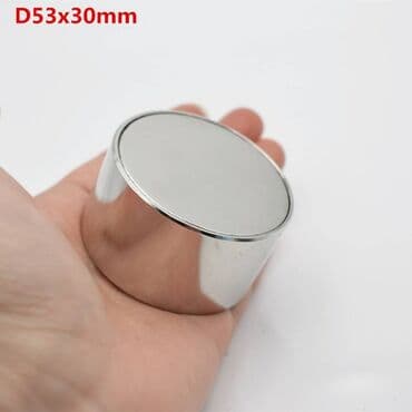 продаю магнит: Неодимовый магнит n52 диаметр - 50 мм. Высота / толщина - 30 мм — 1