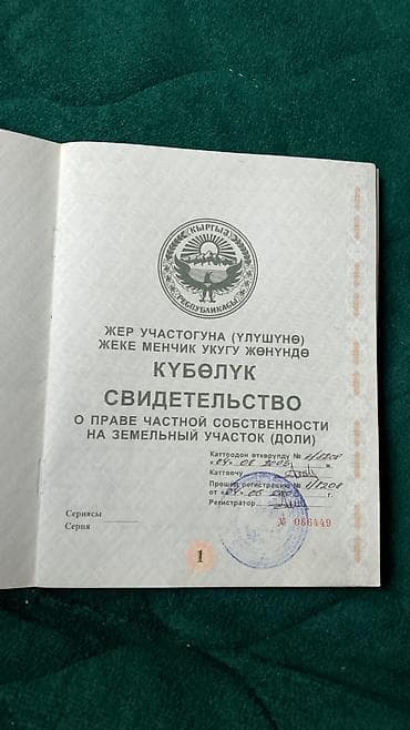 алис: 600 соток, Для сельского хозяйства, Договор купли-продажи — 1