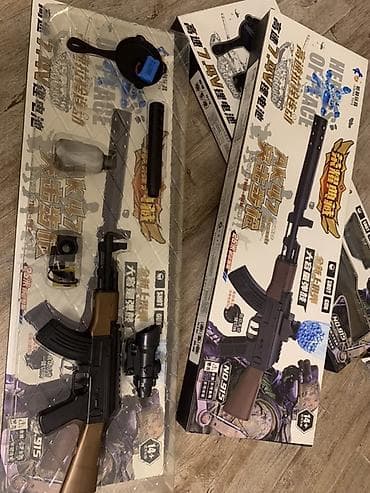 jack e4: Игровой набор «АК-47» с гелевыми шариками (геллубики), электропривод — 1