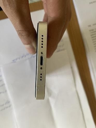 13 mini 128: IPhone 13, Б/у, 128 ГБ, Старлайт, Защитное стекло, Чехол, 82 % — 6