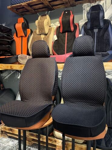 на кару: Чехлы С подушкой, цвет - Черный, Новый, Самовывоз, Платная доставка — 1