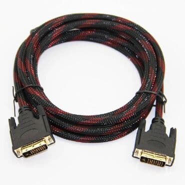 display port кабель бишкек: Кабель DVI - D (24 +1 pin) - DVI-D (24 +1 pin) (male - male) 10 — 3