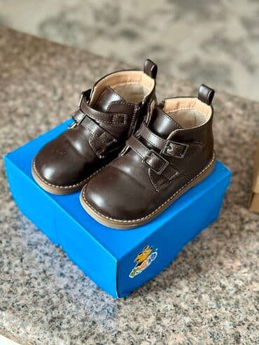 демисезонная детская обувь 22 размера: Детские ботиночки супер стильные 23 размер кожа 100%, внутри байковая — 1