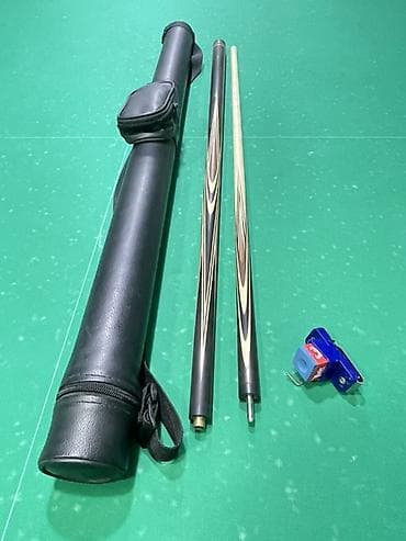 Бильярдный кий 2-составной с аксессуарами. Комплектация: - Кий