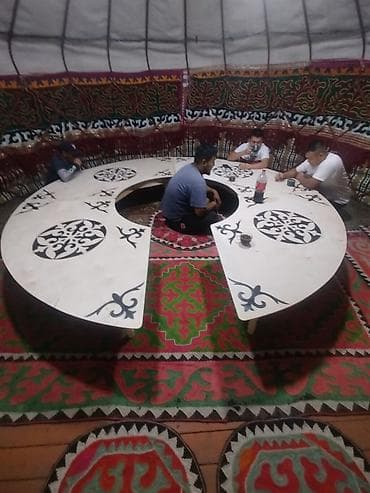 юрта юрта: Юрта с внутренним убранством и мебелью - Традиционная круглая юрта с — 3