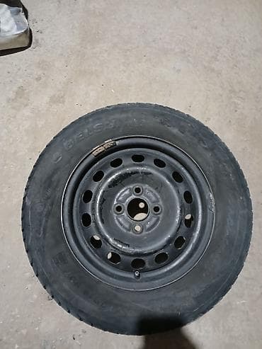 Шины и диски: Колеса в сборе R 14, Зима, Запаска, Легковые, Железные, отверстий - 4 — 1
