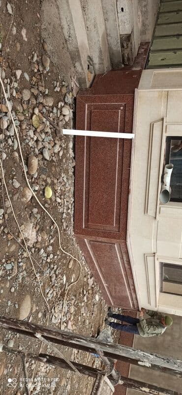 уголь кара кече беш сары: Сары таш балясины перила тумбы гранит сатылат сапаттуу — 19