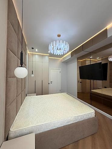 2 комнаты, 70 м², Асанбай мкр Элитка, 8 этаж, Евроремонт