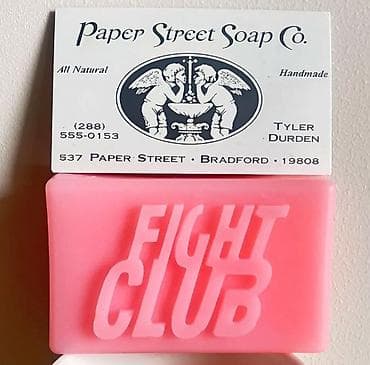 мылная основа: Ручное мыло Fight ClubБойцовский Клуб . - Формат: брусок, обёрнут — 4