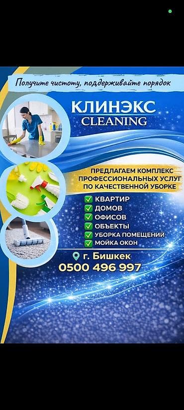 нутрикомп бишкек: КЛИНЭКС CLEANING — профессиональные услуги по качественной уборке — 1