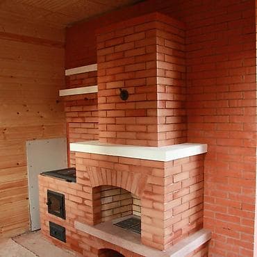 Садовая техника и оборудование: Печной комплекс из кирпича для дома и улицы - Многофункциональный — 8