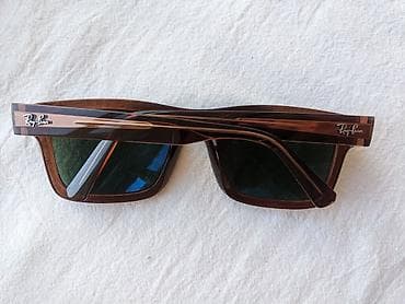 Аксессуары: Солнцезащитные очки очки, Ray-Ban, Унисекс, Прямоугольные, Линзы антибликовые, Линзы поляризованные, Оригинал, Б/у — 4