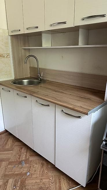 Эмерек гарнитурлары: Ашкана гарнитуру, Колдонулган, түсү - Ак, ДСП — 6