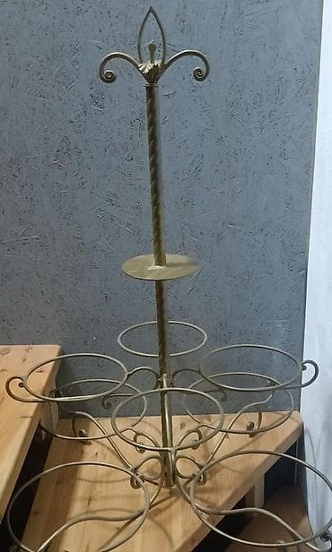 фруктовница этажерка: Полка, этажерка для цветов, Железо — 10