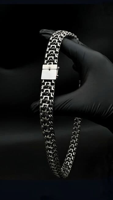 продаю золотую цепочку: Цепь "Император" Серебро 925 проба Вес 150 Грамм Длина 62 см Ручная — 2