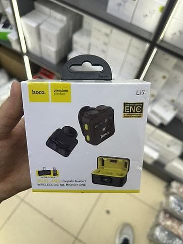 samsung galaxy a01 core: Беспроводной цифровой микрофон Hoco L17 Dual-Mic (магнитная петличка) — 1