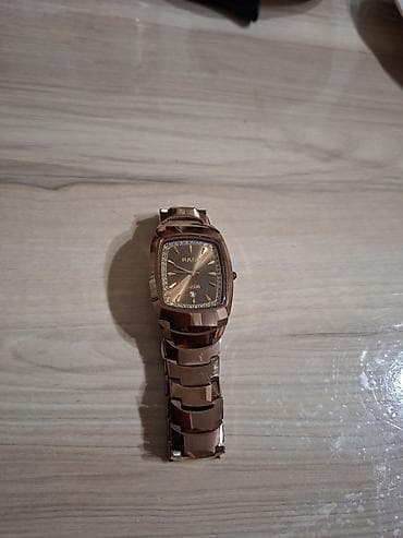 золотая мужская печатка: Классические часы часы, Rado, Керамика, Япония, Президентские, Мужские, Новый — 3