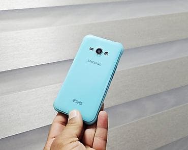techno camon: Samsung Galaxy J1, Б/у, 4 ГБ, цвет - Голубой, 2 SIM — 6