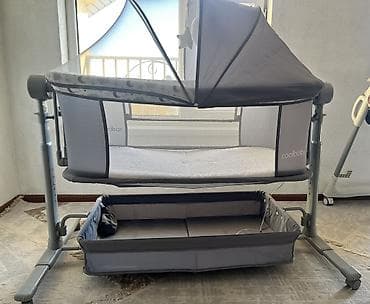 Coolbaby кроватка есть датчик плача и 5режимов укачивания, а так же at lalafo.kg Coolbaby кроватка есть датчик плача и 5режимов укачивания, а так же