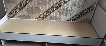 Односпальная кровать с матрасом. - Форм‑фактор: односпальная at lalafo.kg Односпальная кровать с матрасом. - Форм‑фактор: односпальная