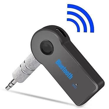 Bluetooth-аудиоприёмник (3,5 мм AUX) Компактный адаптер превращает at lalafo.kg Bluetooth-аудиоприёмник (3,5 мм AUX) Компактный адаптер превращает