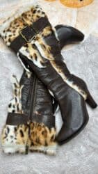 обувь для охоты: Сапоги на невысоком каблуке.(Италия)36/37размер - Материал верха — 4