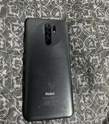 Redmi, Redmi 9, Б/у, 64 ГБ, цвет - Черный, 2 SIM