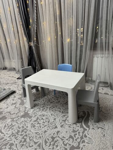 Комплект детского стола и стула, Б/у, Самовывоз, Платная доставка at lalafo.kg Комплект детского стола и стула, Б/у, Самовывоз, Платная доставка